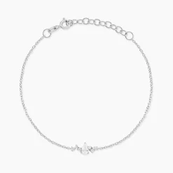 Histoire d'Or Bracelet Eclat d'Aurore Argent Blanc Oxyde De Zirconium