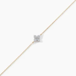 Histoire d'Or Bracelet Eclosion Precieuse Or Jaune Oxyde De Zirconium