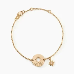 Histoire d'Or Bracelet Edythe Plaqué Or Jaune Oxyde De Zirconium