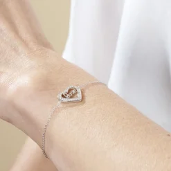 Bracelet Elansa Argent Blanc Oxyde De Zirconium-Histoire d'Or New