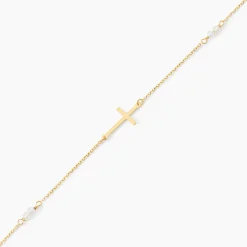 Histoire d'Or Bracelet Elsabeth Or Jaune Perle De Culture