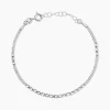 Histoire d'Or Bracelet Emna Argent Blanc Pierre De Synthese