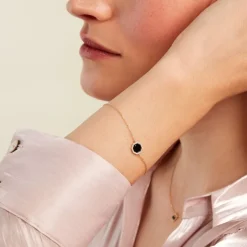 Histoire d'Or Bracelet Enos Or Jaune Oxyde De Zirconium