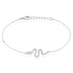 Bracelet Eponine Argent Blanc Oxyde De Zirconium-Histoire d'Or Discount
