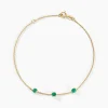 Bracelet Esmerald Rendez-vous Or Jaune Emeraude-Histoire d'Or Sale