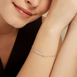 Histoire d'Or Bracelet Etta Argent Blanc