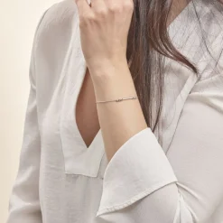 Bracelet Eucleia Argent Blanc-Histoire d'Or Best