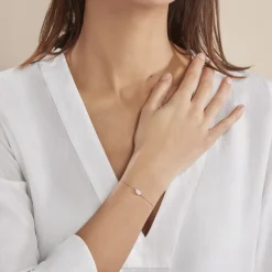 Bracelet Evren Argent Blanc Quartz Rose-Histoire d'Or Best