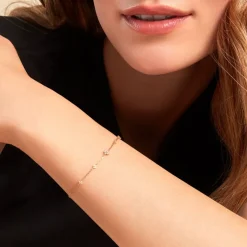 Bracelet Falling Star Or Jaune Oxyde De Zirconium-Histoire d'Or Hot