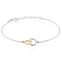 Histoire d'Or Bracelet Fethi Argent Bicolore