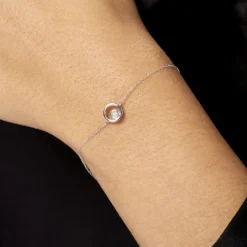 Bracelet Fidelia Or Blanc Diamant-Histoire d'Or Online