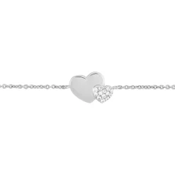 Histoire d'Or Bracelet Flamen Argent Blanc Oxyde De Zirconium