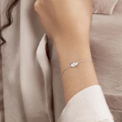 Histoire d'Or Bracelet Flamen Argent Blanc Oxyde De Zirconium