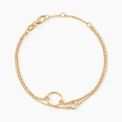 Bracelet Flo Plaqué Or Jaune Oxyde De Zirconium-Histoire d'Or Discount