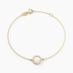 Histoire d'Or Bracelet Flurry Or Jaune Oxyde De Zirconium