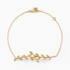 Histoire d'Or Bracelet Folia Plaqué Or Jaune