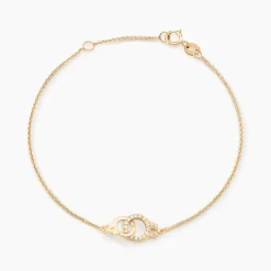 Histoire d'Or Bracelet Foma Or Jaune Oxyde De Zirconium