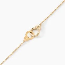 Histoire d'Or Bracelet Foma Or Jaune Oxyde De Zirconium