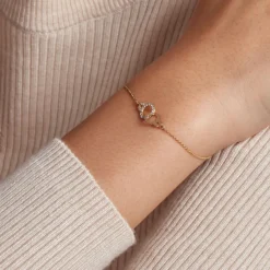 Histoire d'Or Bracelet Foma Or Jaune Oxyde De Zirconium