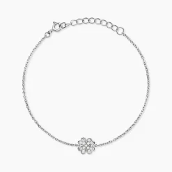 Histoire d'Or Bracelet Fortunata Argent Blanc Oxyde De Zirconium