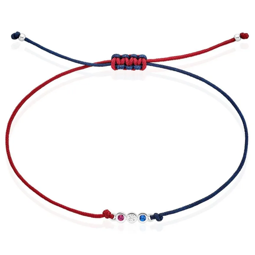 Bracelet French Twist Argent Blanc Oxyde De Zirconium-Histoire d'Or Outlet