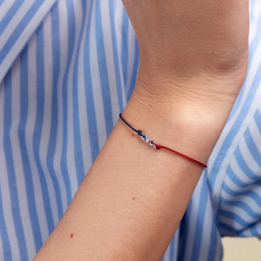 Bracelet French Twist Argent Blanc Oxyde De Zirconium-Histoire d'Or Outlet