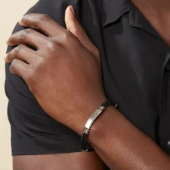 Bracelet Gaetan Acier Blanc-Histoire d'Or Outlet