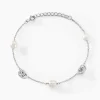 Bracelet Gaetane Argent Blanc Perle De Culture Oxyde De Zirconium-Histoire d'Or Sale