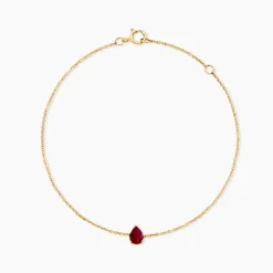 Histoire d'Or Bracelet Gathbiyya Or Jaune Rubis