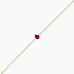 Histoire d'Or Bracelet Gathbiyya Or Jaune Rubis