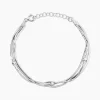 Histoire d'Or Bracelet Giorgia Argent Blanc