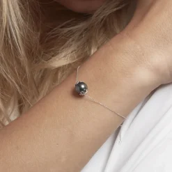 Bracelet Giunone Or Jaune Perle De Tahiti-Histoire d'Or Outlet