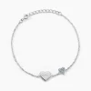 Bracelet Gloria Argent Blanc Oxyde De Zirconium-Histoire d'Or Online