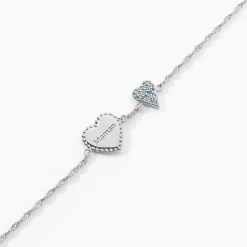 Bracelet Gloria Argent Blanc Oxyde De Zirconium-Histoire d'Or Online