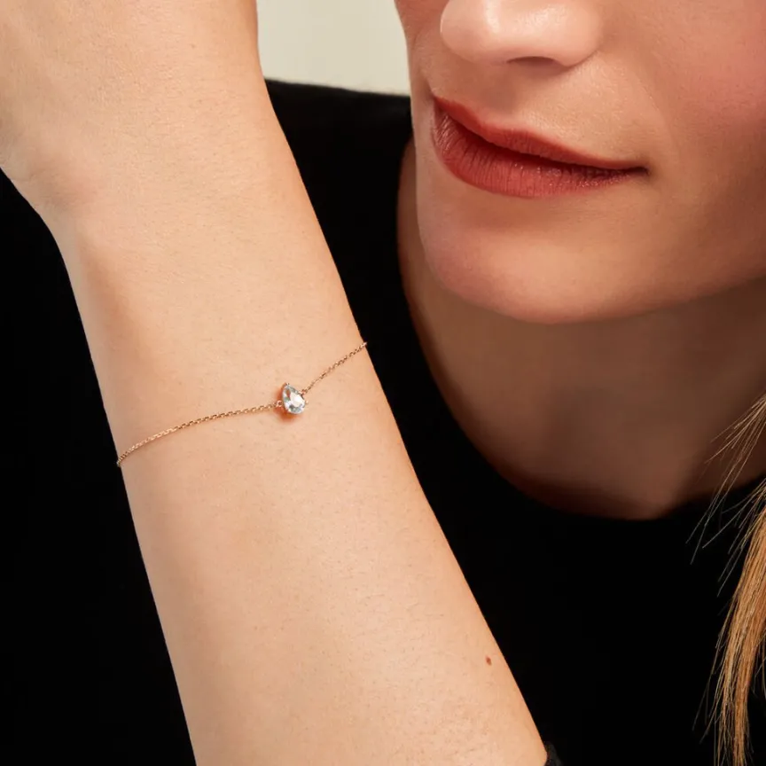 Bracelet Goutte Or Jaune Topaze-Histoire d'Or Discount