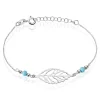 Histoire d'Or Bracelet Grethel Argent Blanc Turquoise