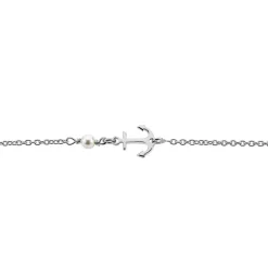 Histoire d'Or Bracelet Gwenaelle Argent Blanc Perle D'imitation