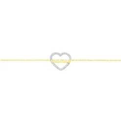 Histoire d'Or Bracelet Gyula Or Jaune Oxyde De Zirconium