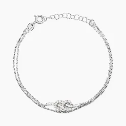 Bracelet Hadya Argent Blanc Oxyde De Zirconium-Histoire d'Or Discount