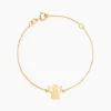 Histoire d'Or Bracelet Hallie Ange Et Coeur Or Jaune