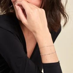 Histoire d'Or Bracelet Hayda Argent Blanc