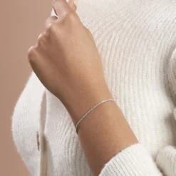 Bracelet Helaine Argent Blanc-Histoire d'Or