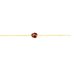 Bracelet Helidie Coccinelle Or Jaune-Histoire d'Or
