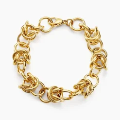 Histoire d'Or Bracelet Huda Acier Jaune