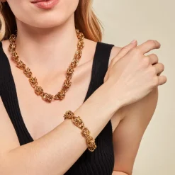 Histoire d'Or Bracelet Huda Acier Jaune