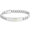 Bracelet Identité Adoline Acier Blanc Diamant-JOURDAN Outlet