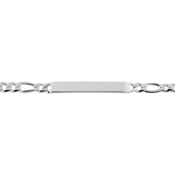 Histoire d'Or Bracelet Identité Argent Blanc Vivian