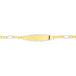 Bracelet Identité Bartolomee Maille Alternee 1/3-Histoire d'Or Discount