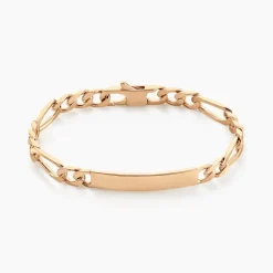 Bracelet Identité Bixente Plaqué Or Jaune-Histoire d'Or Discount