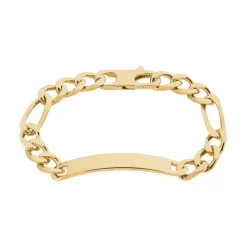 Bracelet Identité Bixente Plaqué Or Jaune-Histoire d'Or Sale